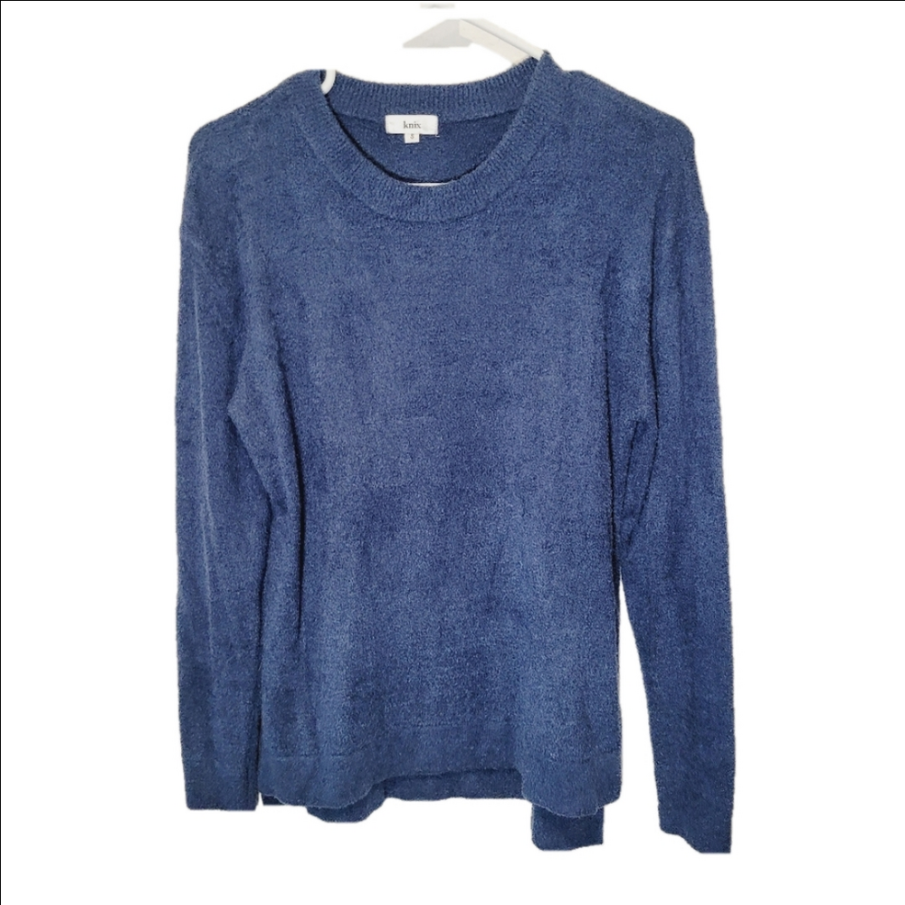 Knix Blue Fuzzy Women's Sweater